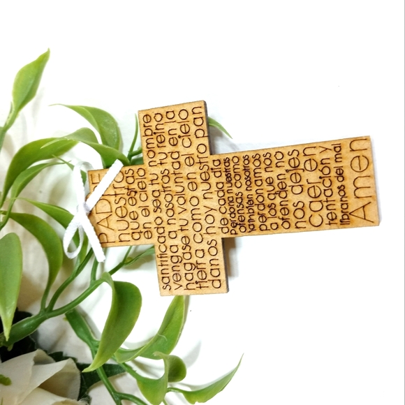 Cross Our Father First Communion Party Favors. Cruz llavero primera comunión. - Picture 3 of 8